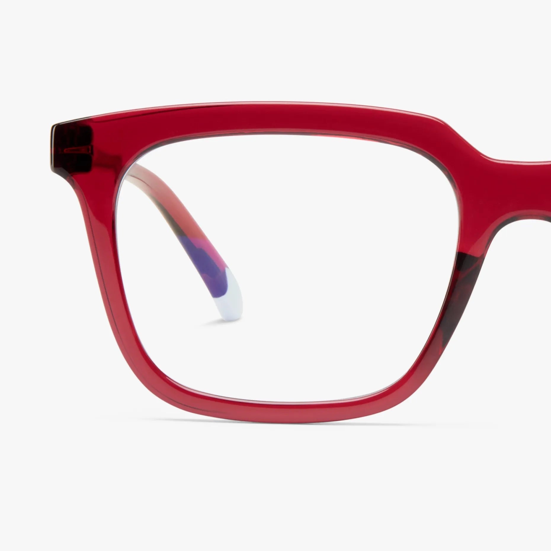 Barner Holly Glossy Reader Glasses - Cherry Lacquer
