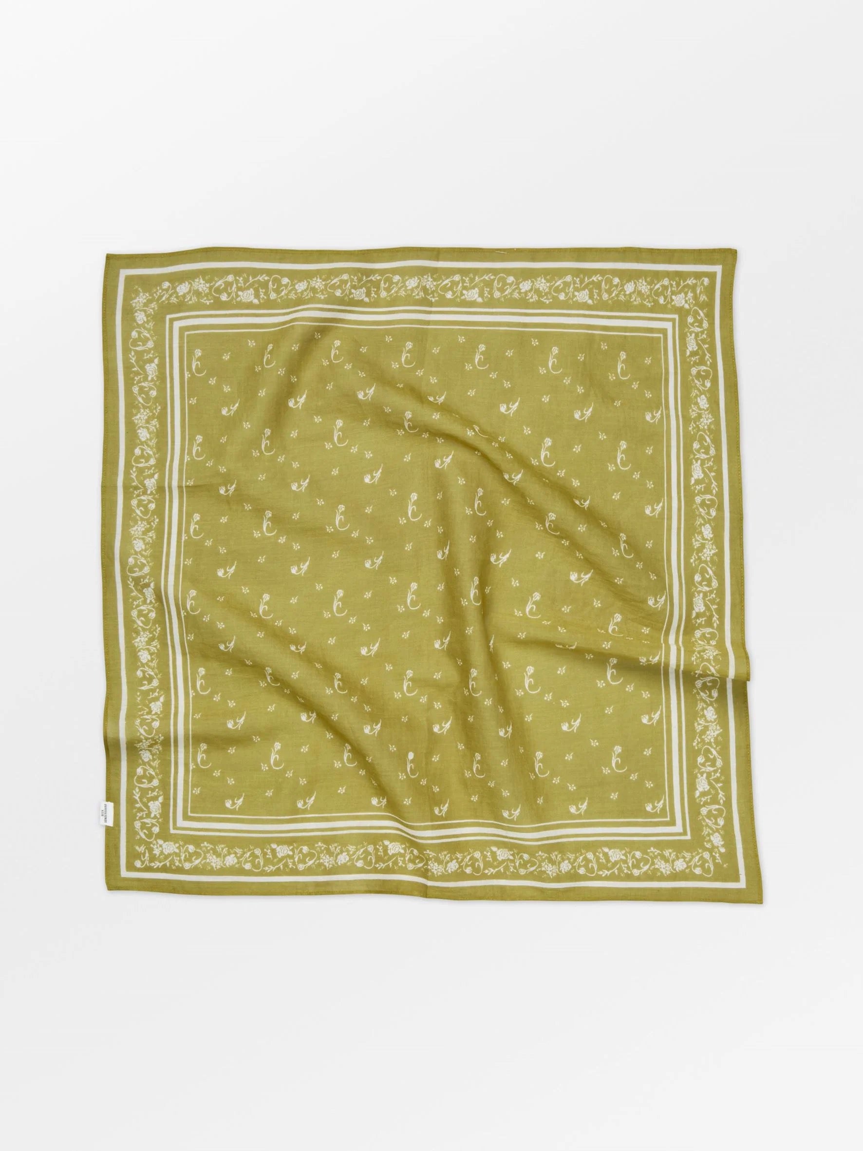 Becksöndergaard Tulipa Cotta Scarf - Khaki Green