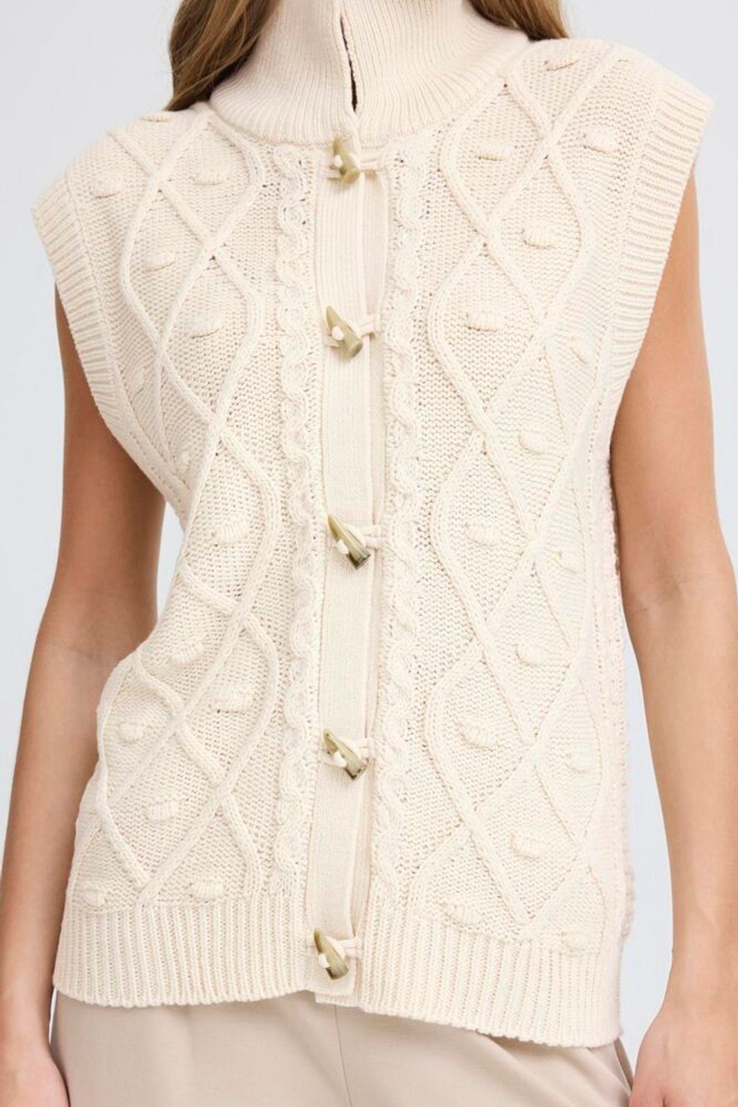 Ichi Destan Waistcoat - Sandshell