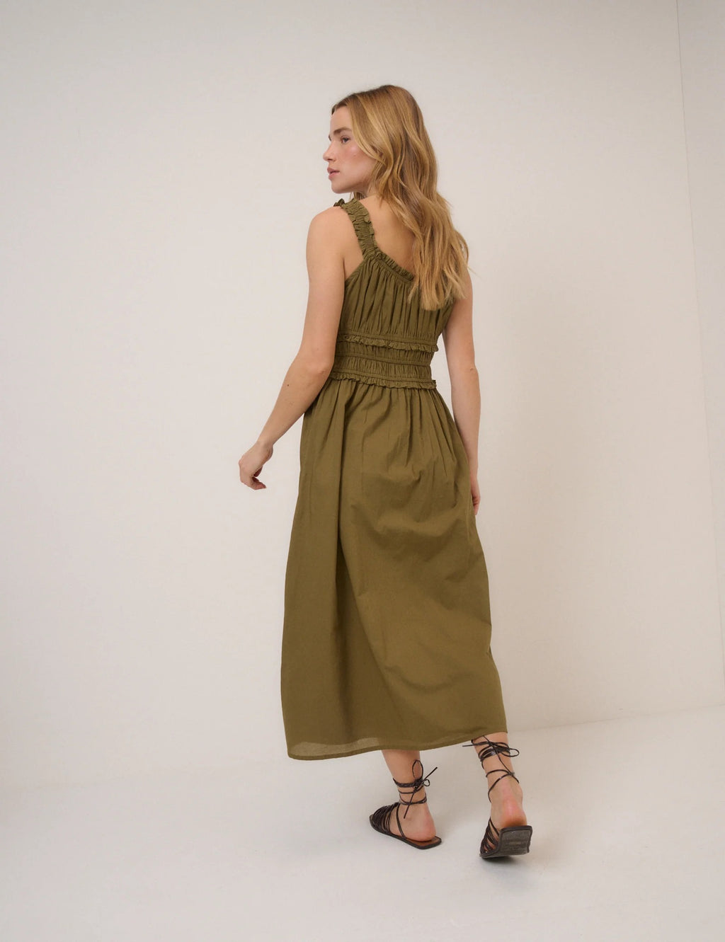 Nobody's Child Sleeveless Ariel Midi Dress - Green