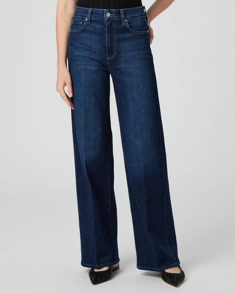 Paige Anessa 31" Wide Leg Jean - Duke of York