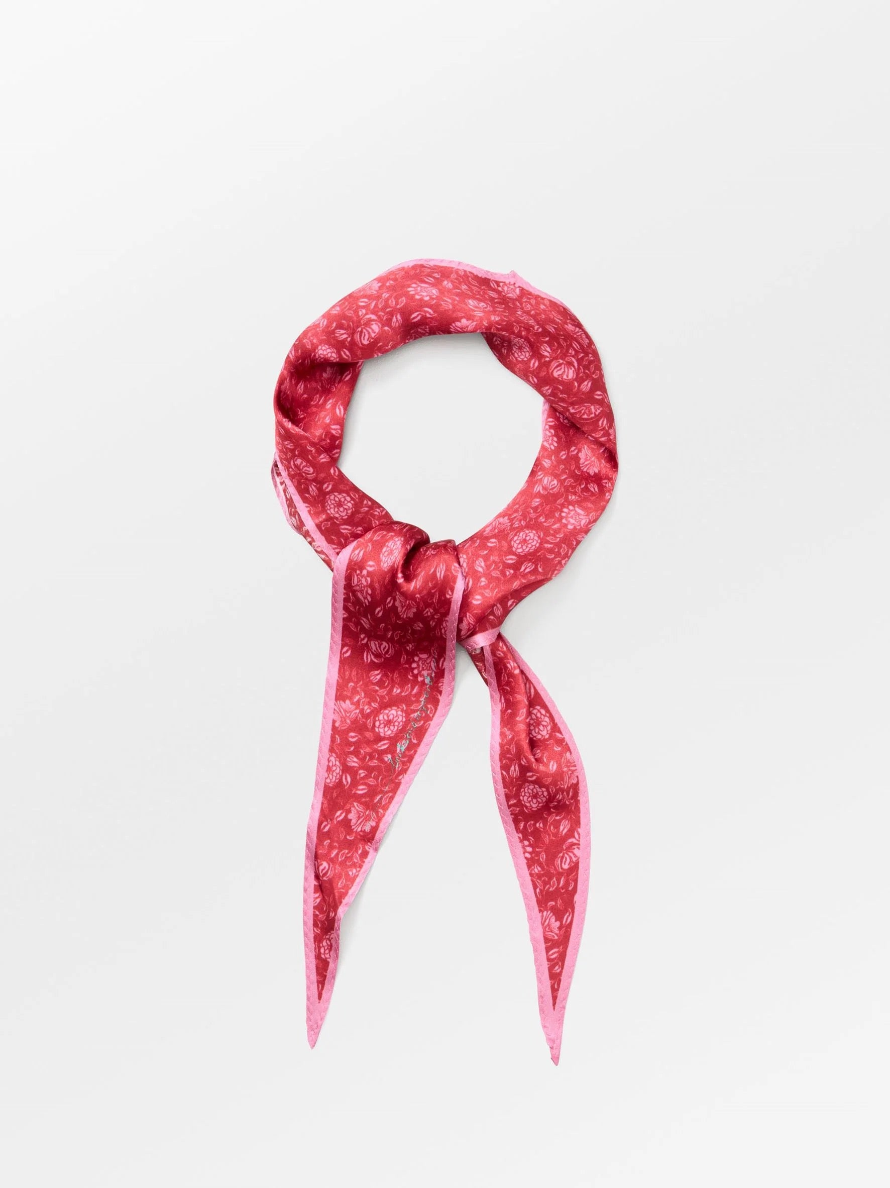 Becksöndergaard Asflora Diamond Scarf - Garnet Red