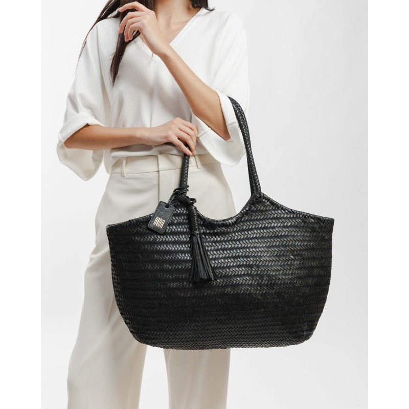 Biba Large Shoulder Bag Perkins - Black