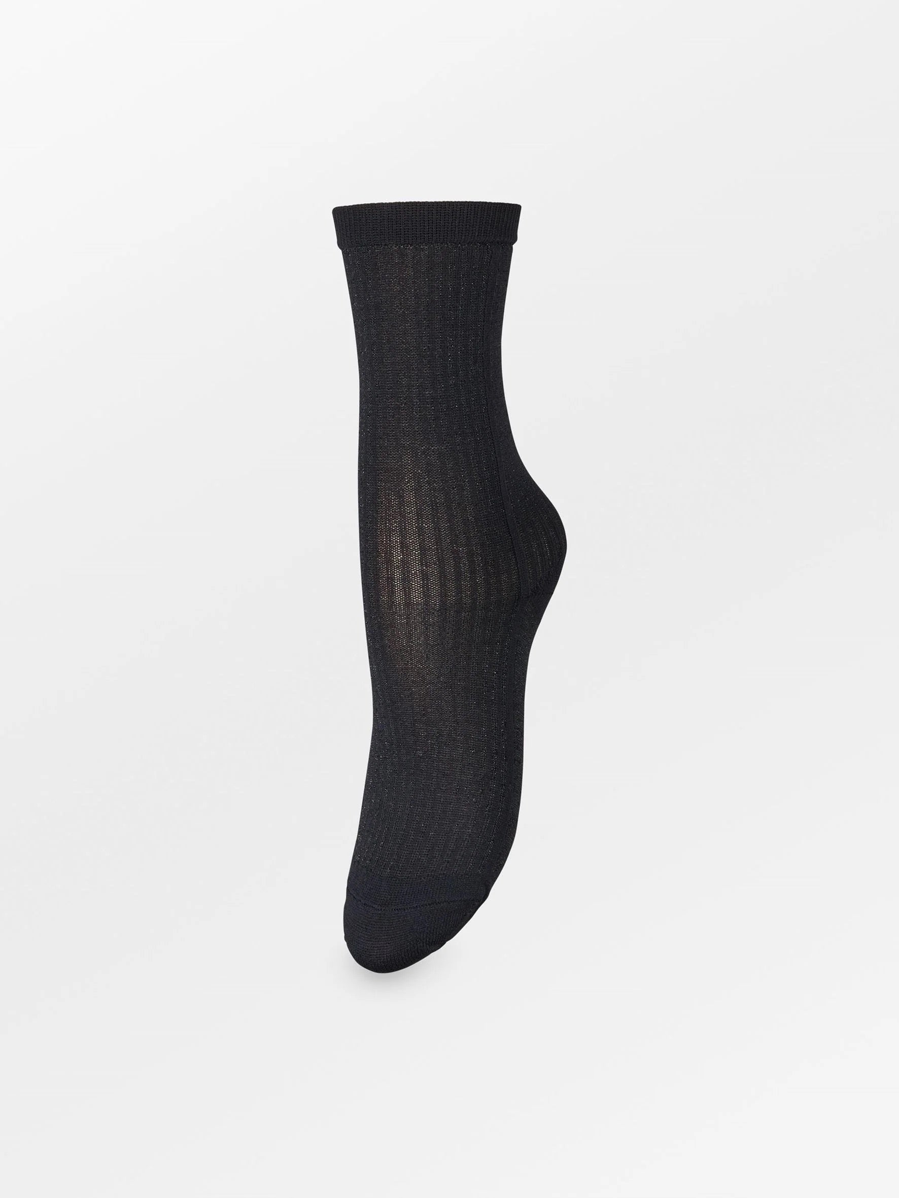 Becksondergaard Stripy Glitter Sock - Black