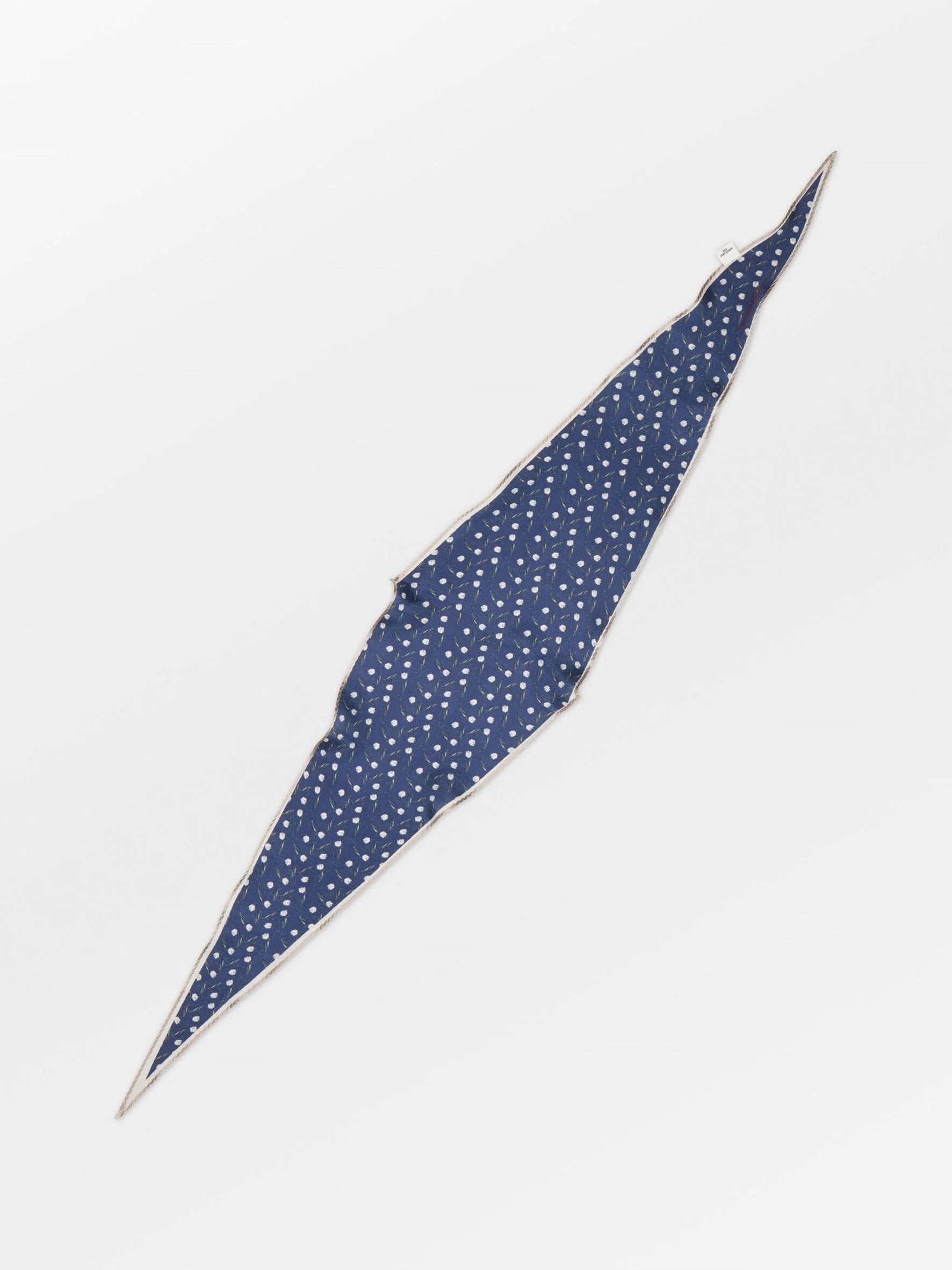 Becksöndergaard Hearta Tulip Diamond Scarf - Navy Blue