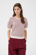 Part Two Varaian Pullover - Red Stripe