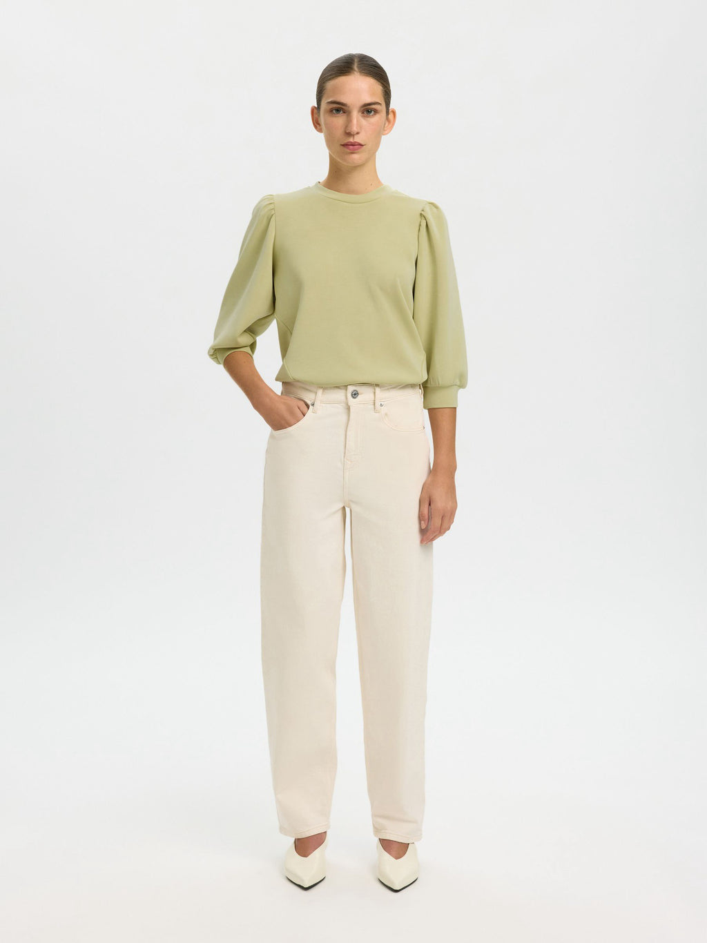 Selected Femme Tenny Sweatshirt - Lint
