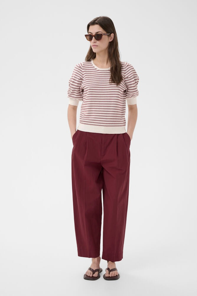 Part Two Varaian Pullover - Red Stripe