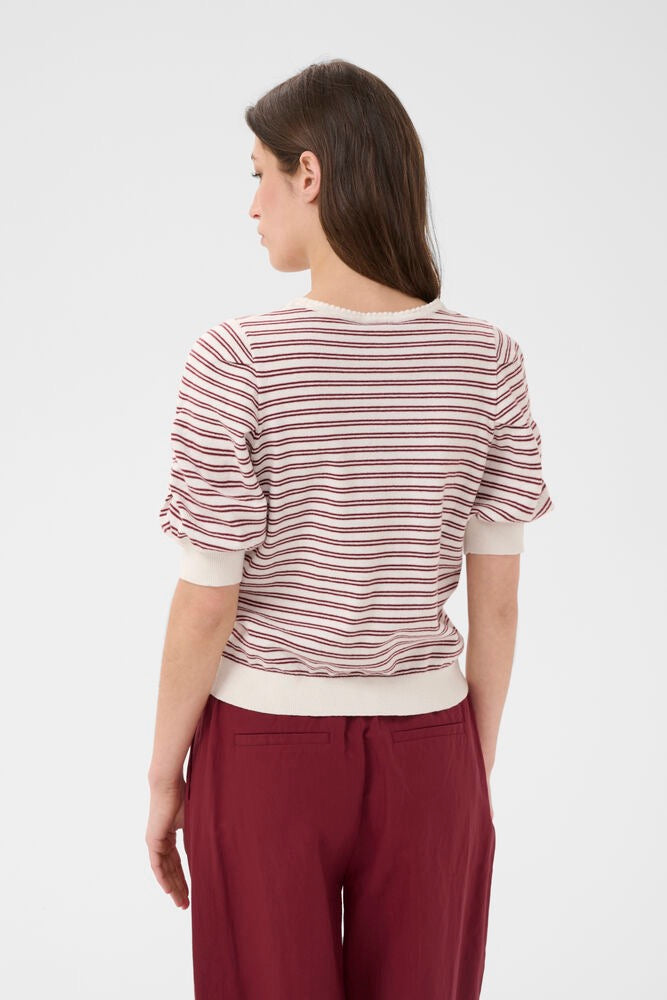 Part Two Varaian Pullover - Red Stripe