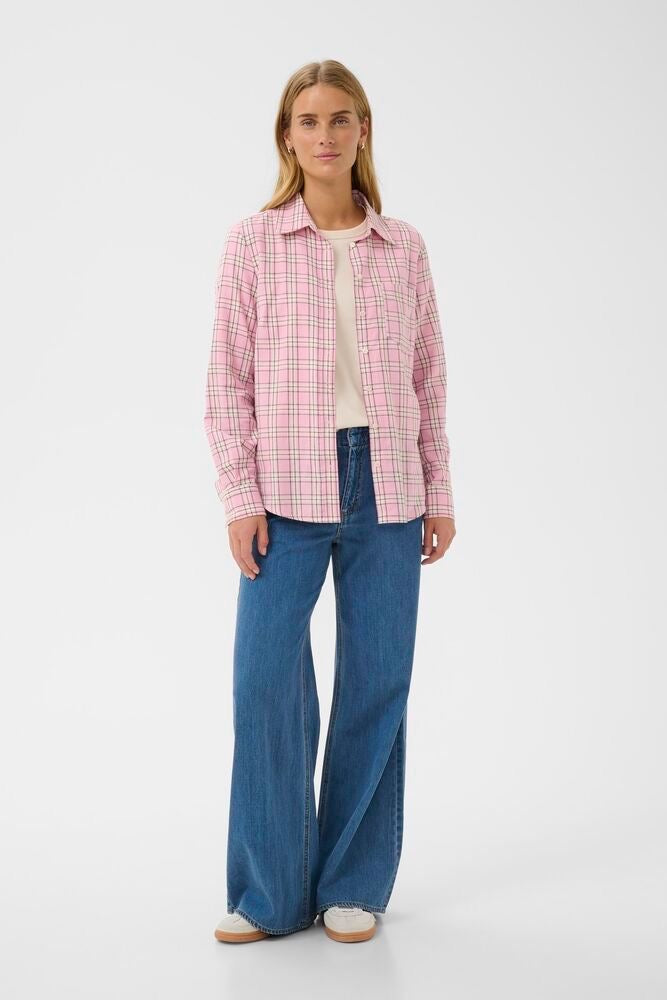 Part Two Yana Shirt - Pink Check