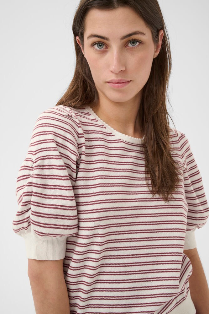 Part Two Varaian Pullover - Red Stripe