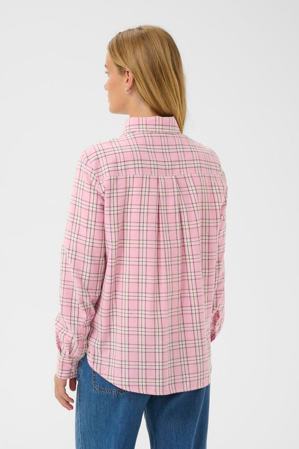 Part Two Yana Shirt - Pink Check