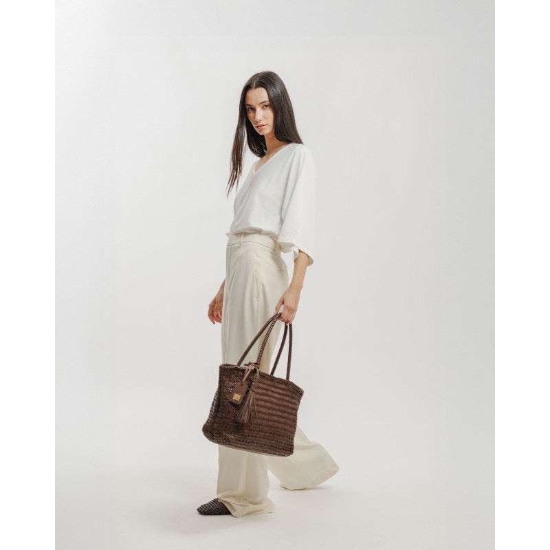 Biba Medium Shoulder Bag Perkins - Dark Brown