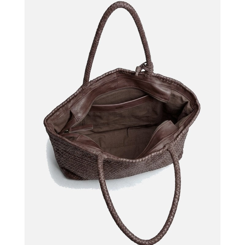 Biba Medium Shoulder Bag Perkins - Dark Brown