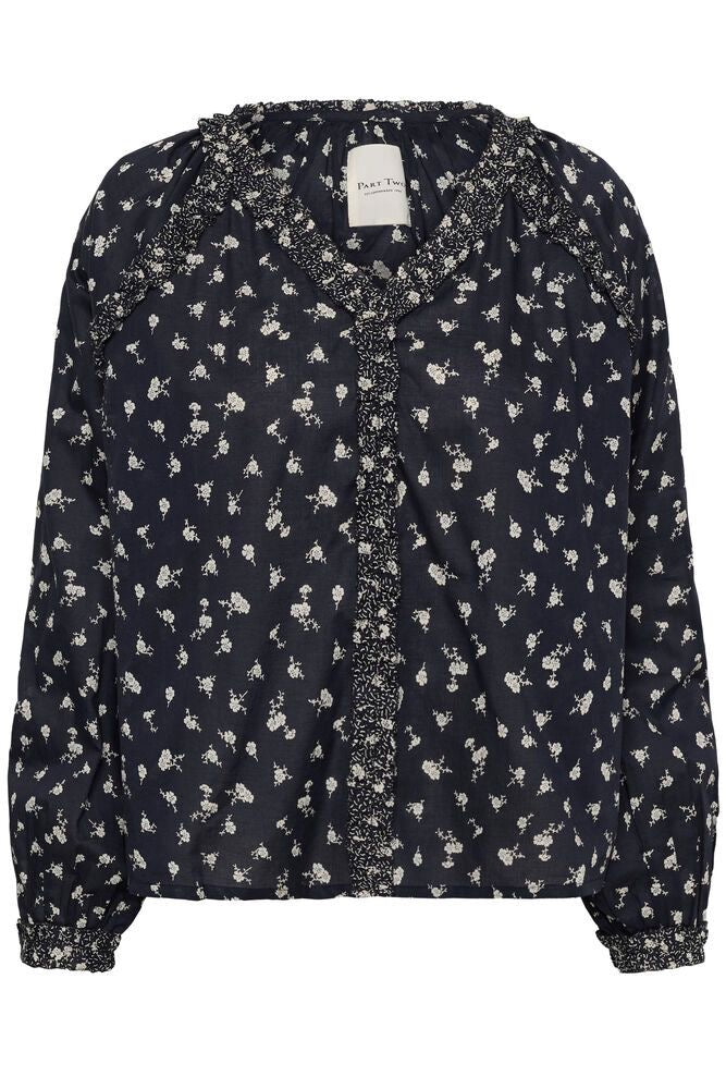 Part Two Zadie Blouse - Dark Navy