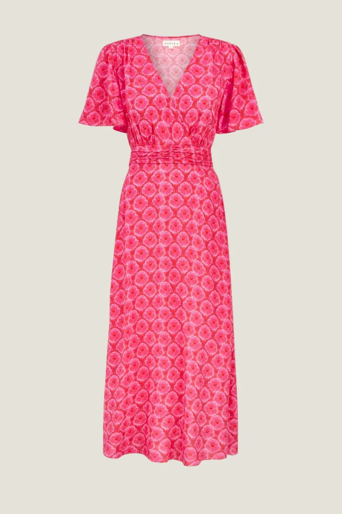 Aspiga Mimi EcoVero™ Dress - Pink & Red