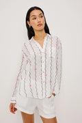 Rails Charli Seashell Shirt - Striped