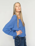 Mos Mosh Thora V-Neck Knit - Ultramarine