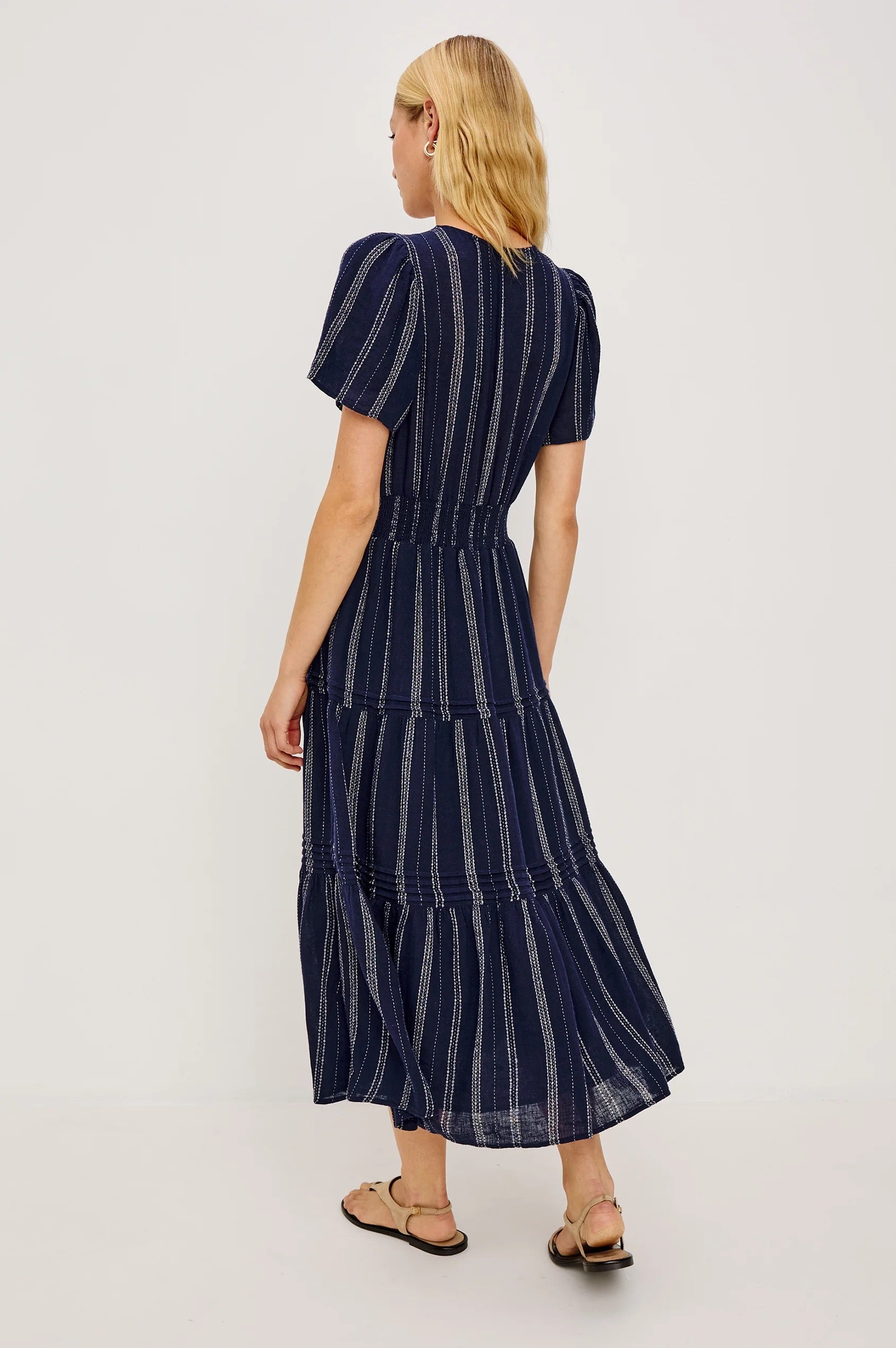 Rails Cannes Dress - Navy Stripe