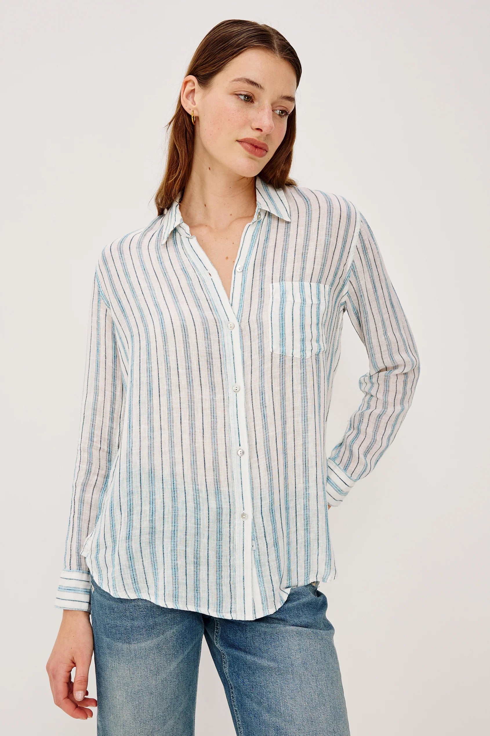 Rails Charli Shirt - Echo Stripe