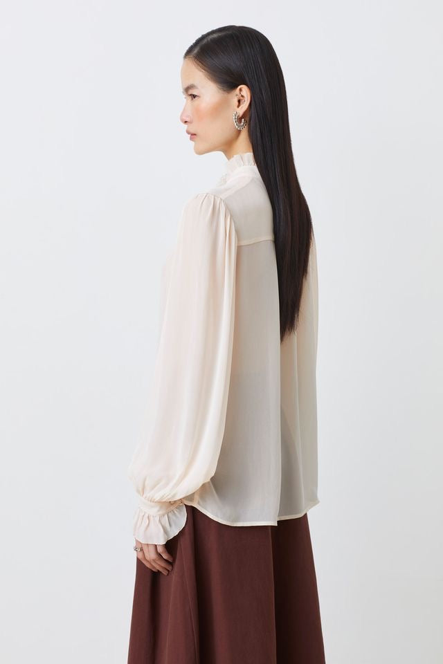 Suncoo Leonor Blouse - Nude