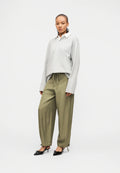 Selected Femme Beatrice Wide Leg Pant - Deep Green