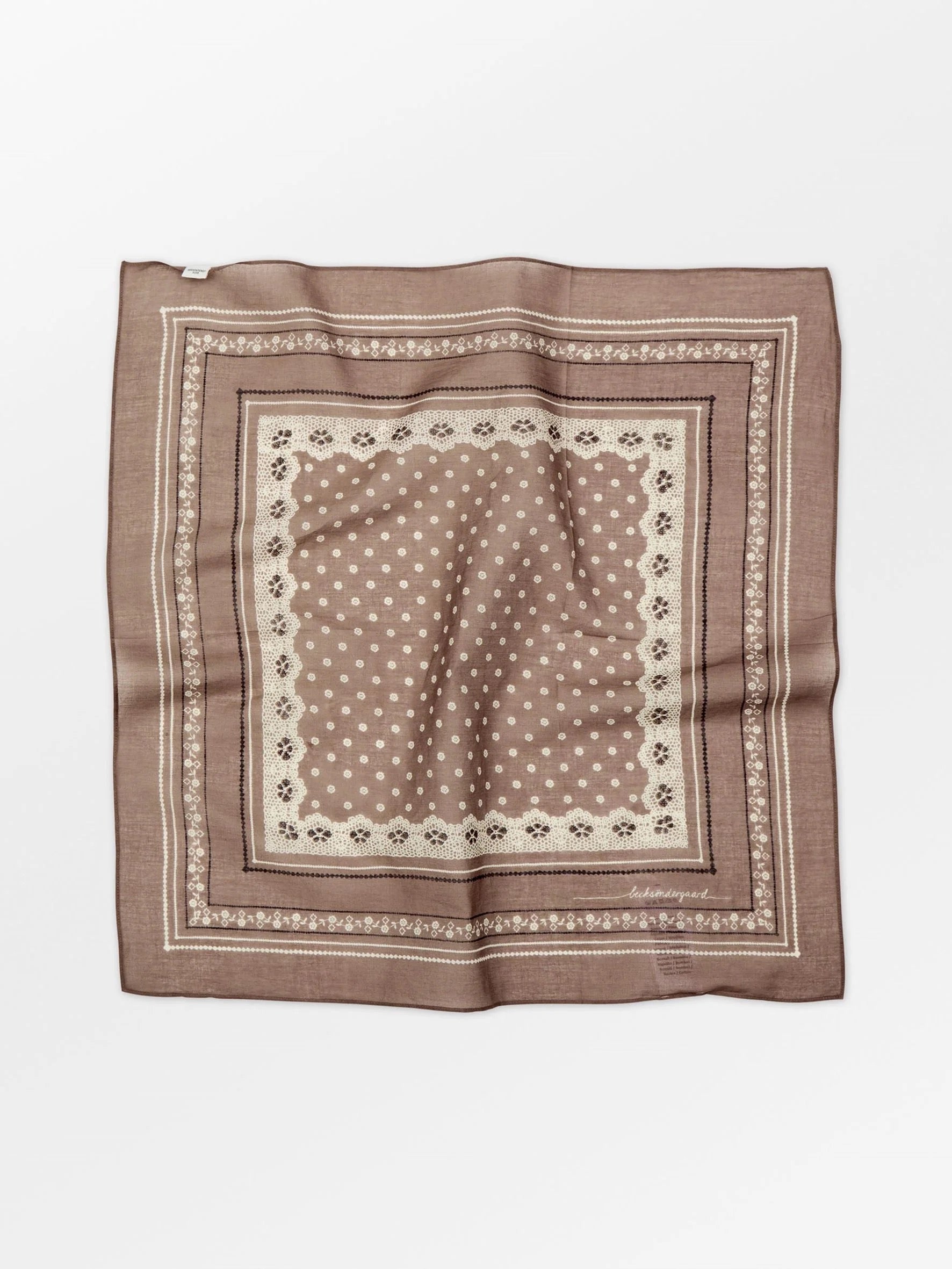 Becksondergaard Lacia Cotta Scarf - Pine Bark