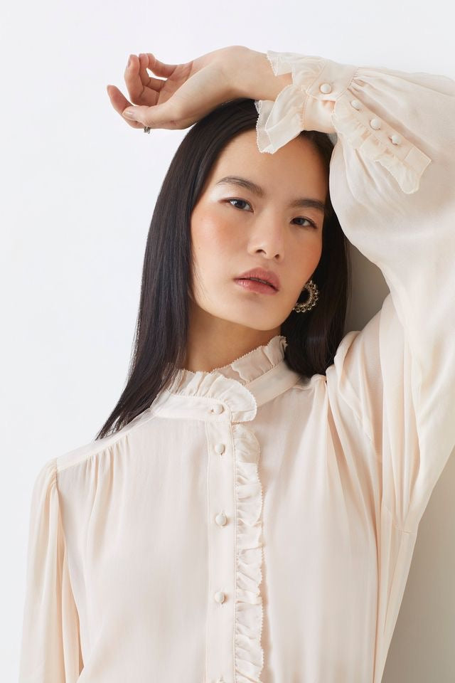 Suncoo Leonor Blouse - Nude