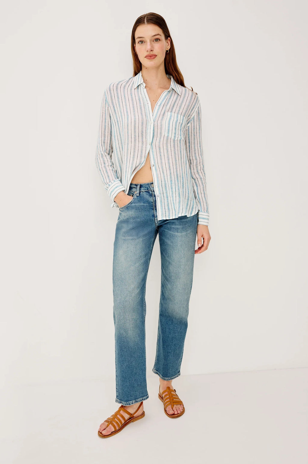 Rails Charli Shirt - Echo Stripe