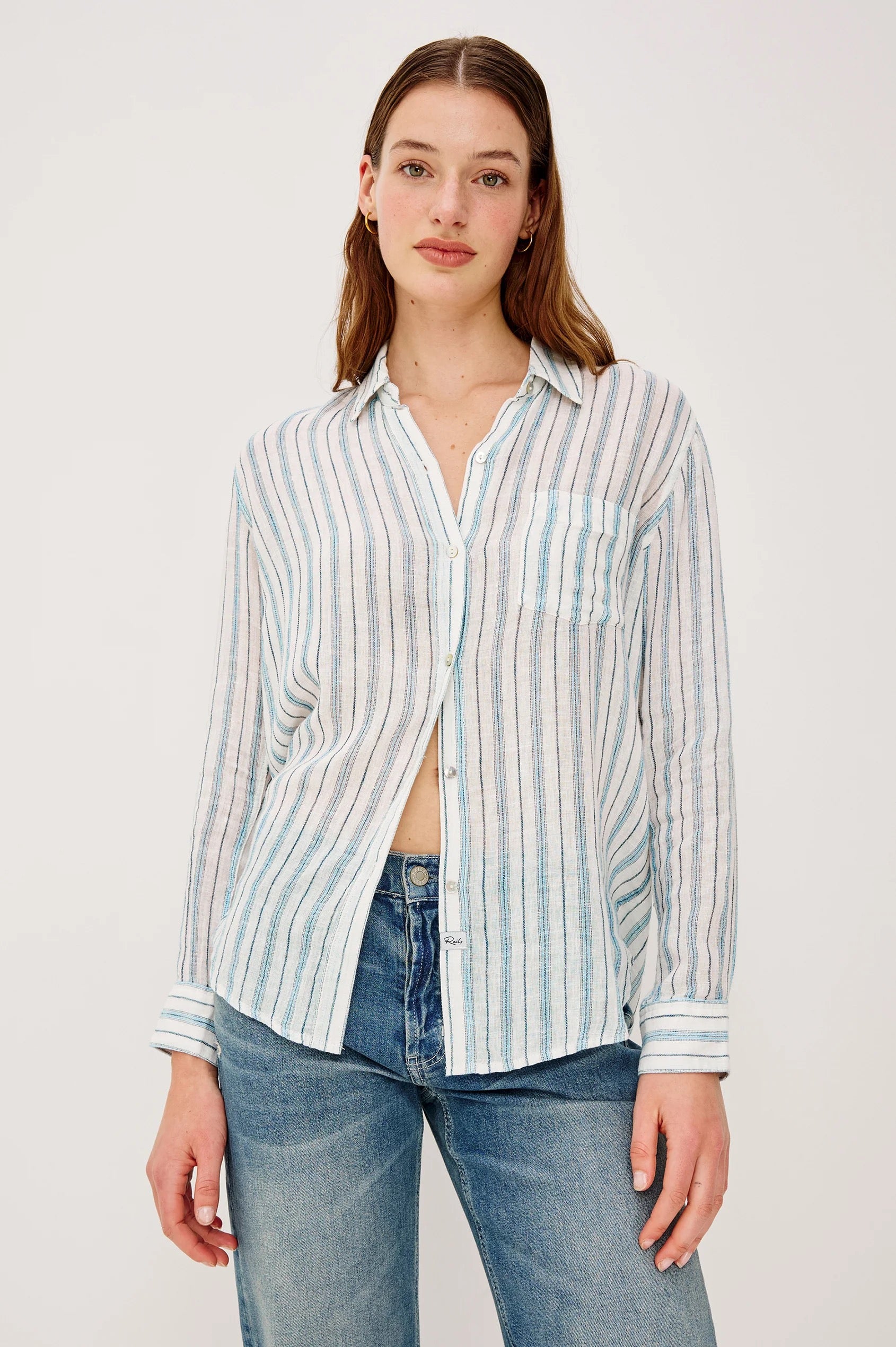 Rails Charli Shirt - Echo Stripe