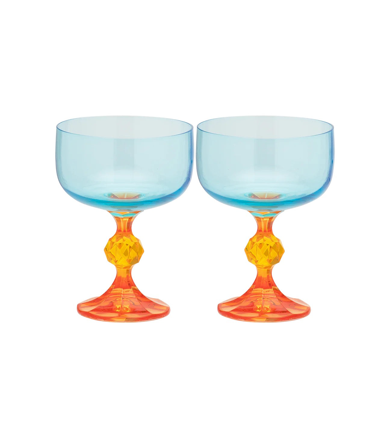Anna + Nina Paradise Cocktail Glass - Set of Two