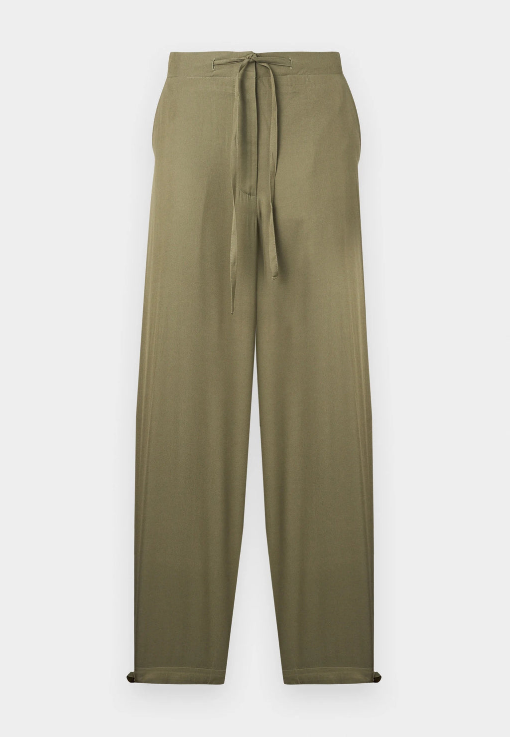 Selected Femme Beatrice Wide Leg Pant - Deep Green