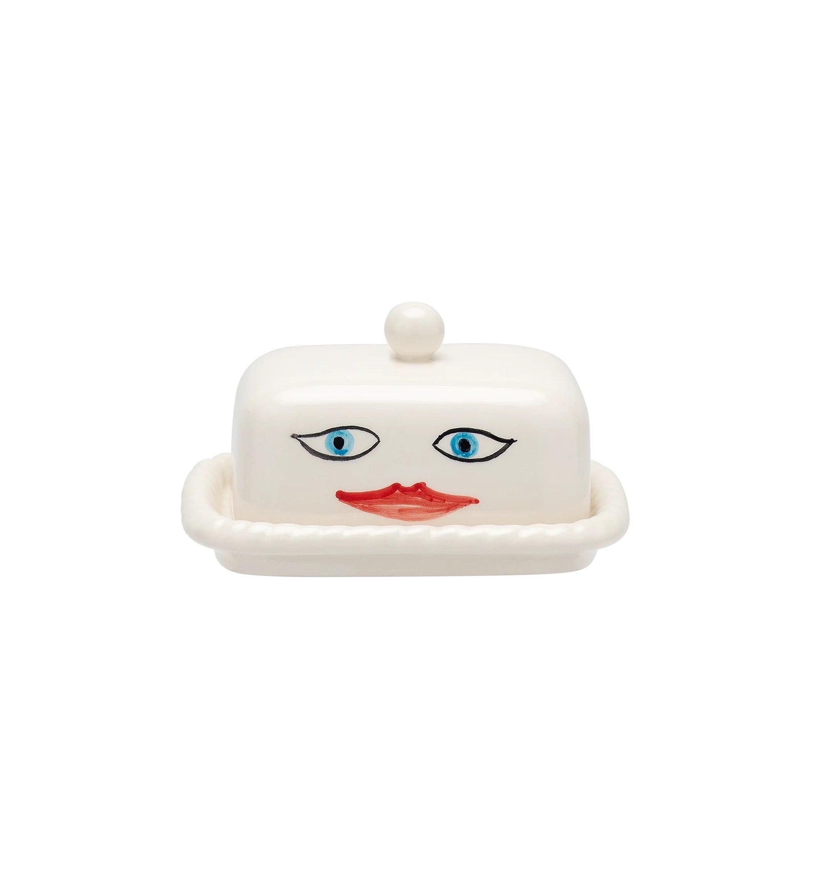Anna + Nina Artistry Butter Dish - Multicolour