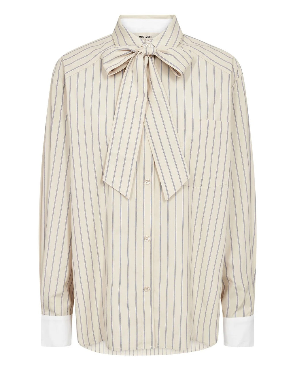 Mos Mosh Keeva Lilou Shirt - Tan Stripe