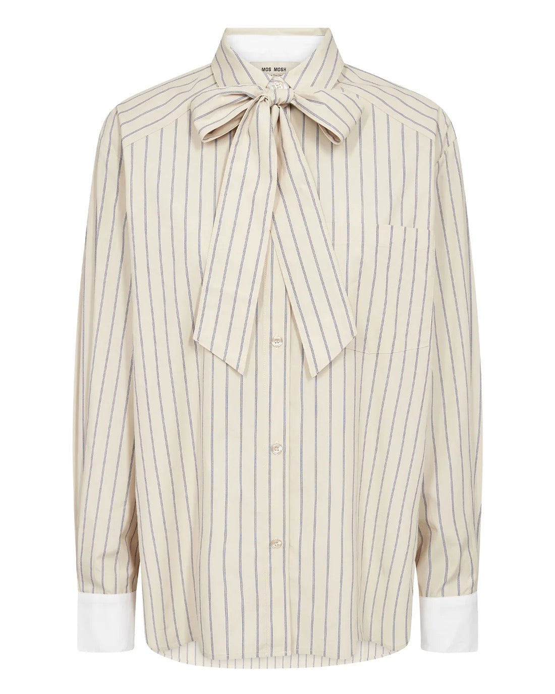 Mos Mosh Keeva Lilou Shirt - Tan Stripe