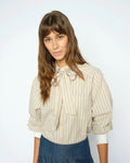 Mos Mosh Keeva Lilou Shirt - Tan Stripe