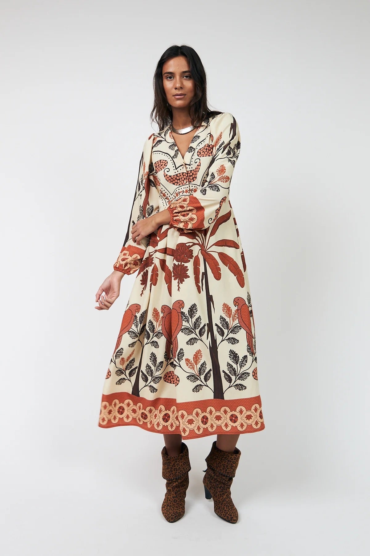 Lollys Laundry Sarai Maxi Dress - Cream