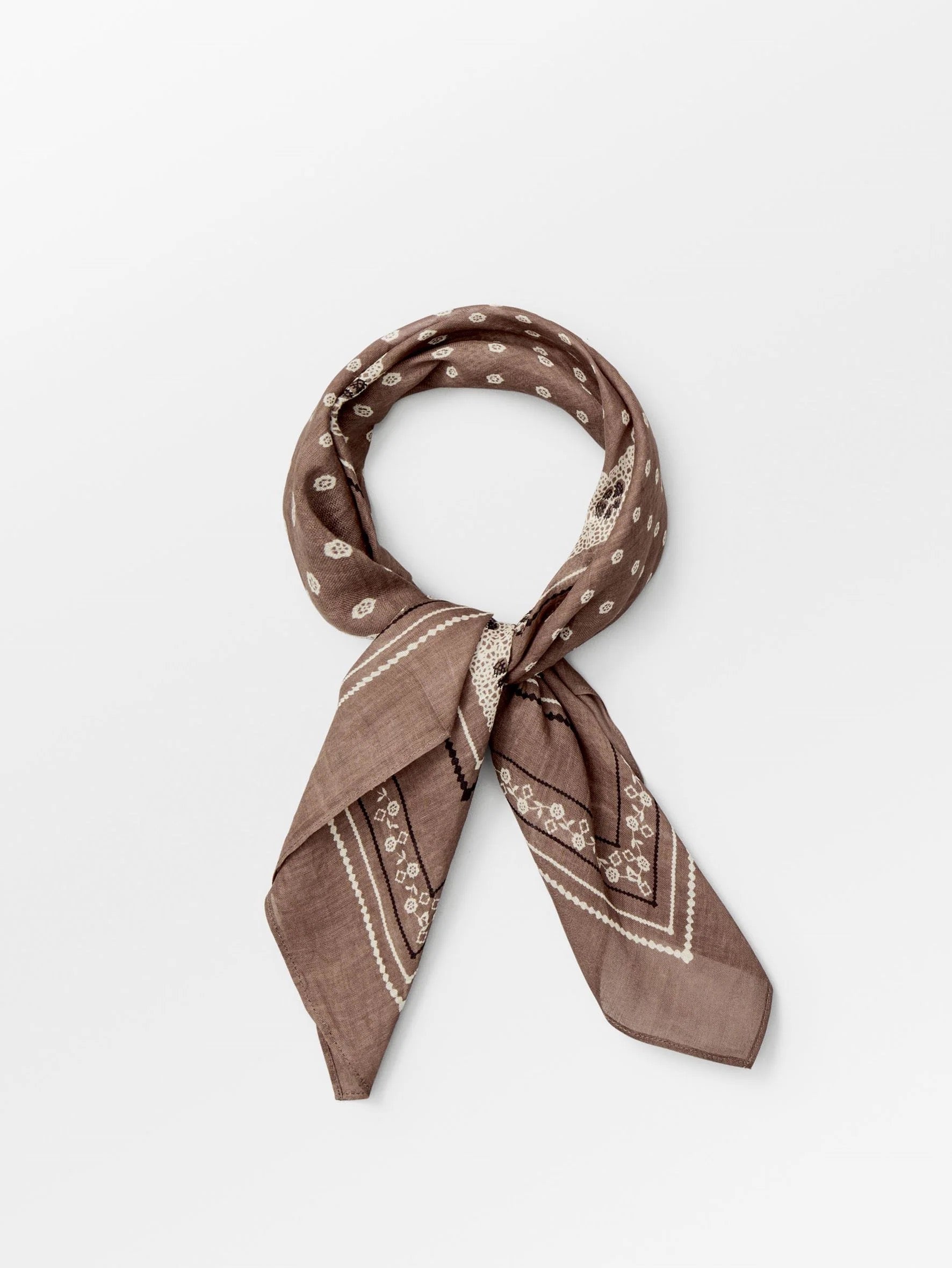 Becksondergaard Lacia Cotta Scarf - Pine Bark