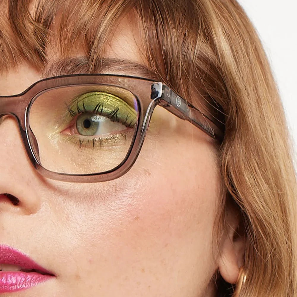 Barner Holly Glossy Blue Light Glasses - Laguana Grey