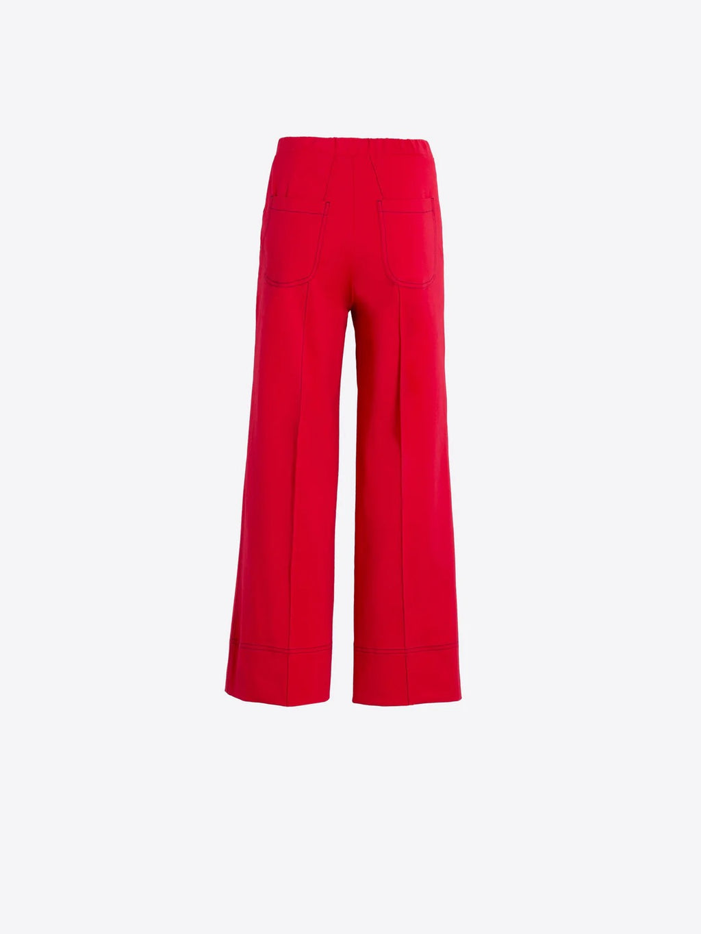 Vilagallo Wide Leg Trousers - Red