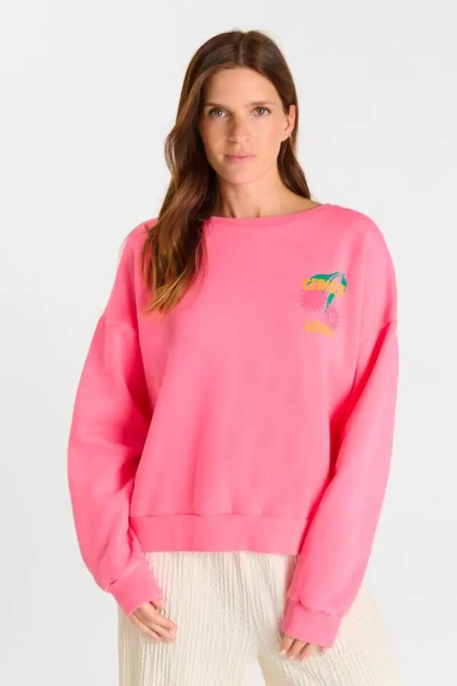 Le Temps Des Cerises Piraya Sweatshirt - Pink