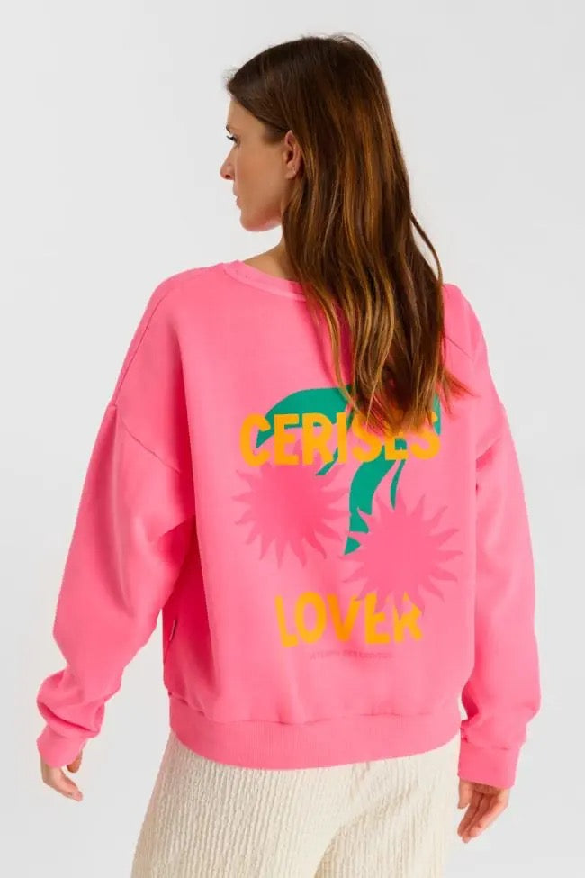 Le Temps Des Cerises Piraya Sweatshirt - Pink