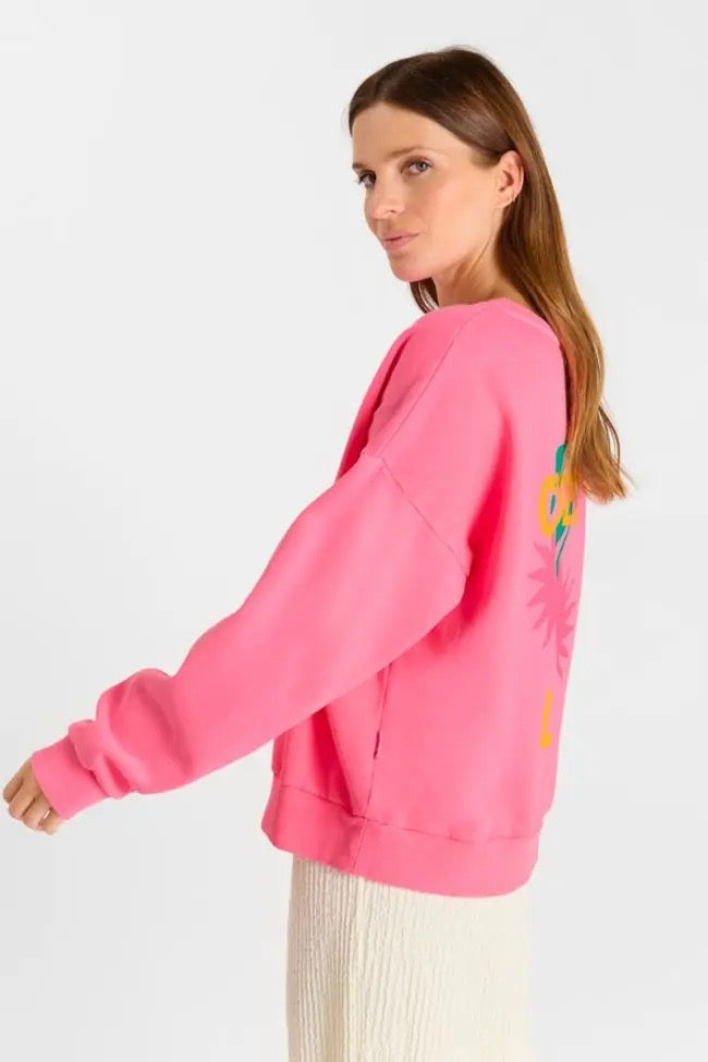 Le Temps Des Cerises Piraya Sweatshirt - Pink