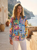 Vilagallo Capri Printed Shirt