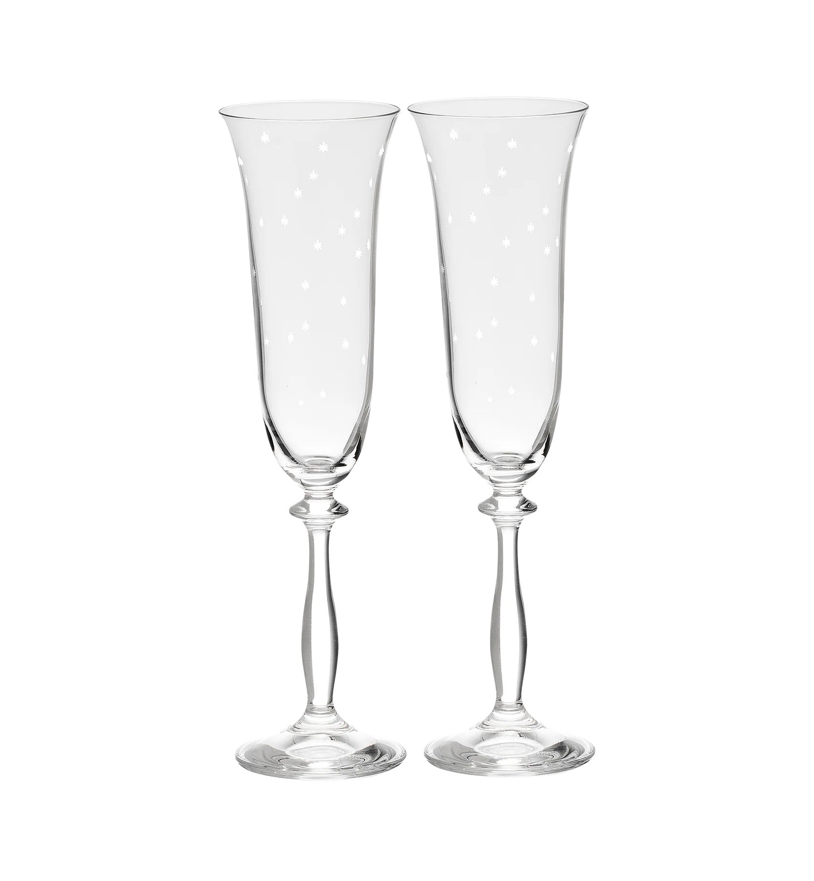 Anna + Nina Starry Eve Champagne Flute - Set of 2