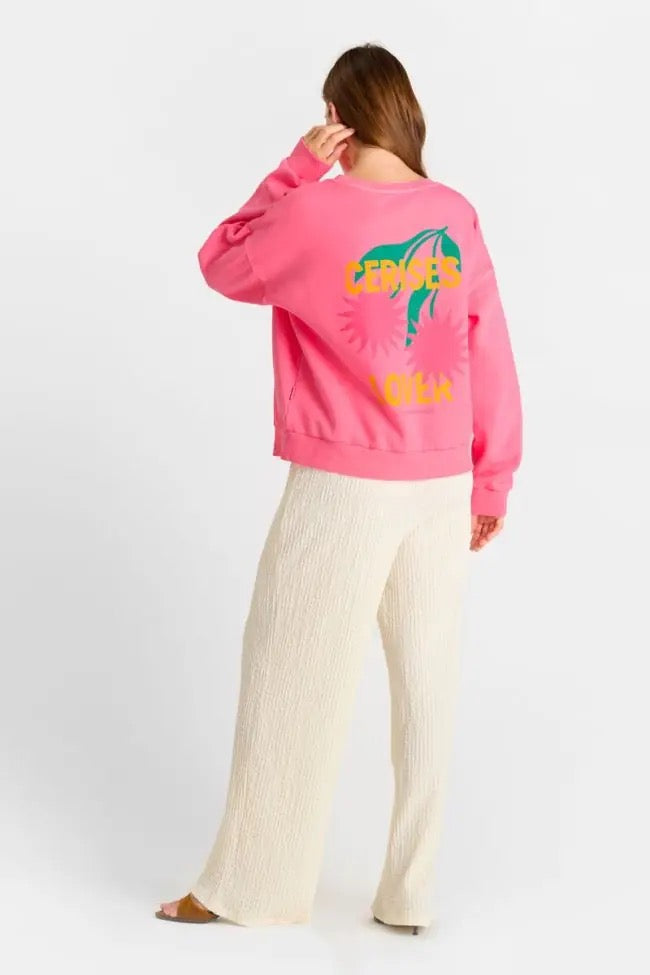 Le Temps Des Cerises Piraya Sweatshirt - Pink