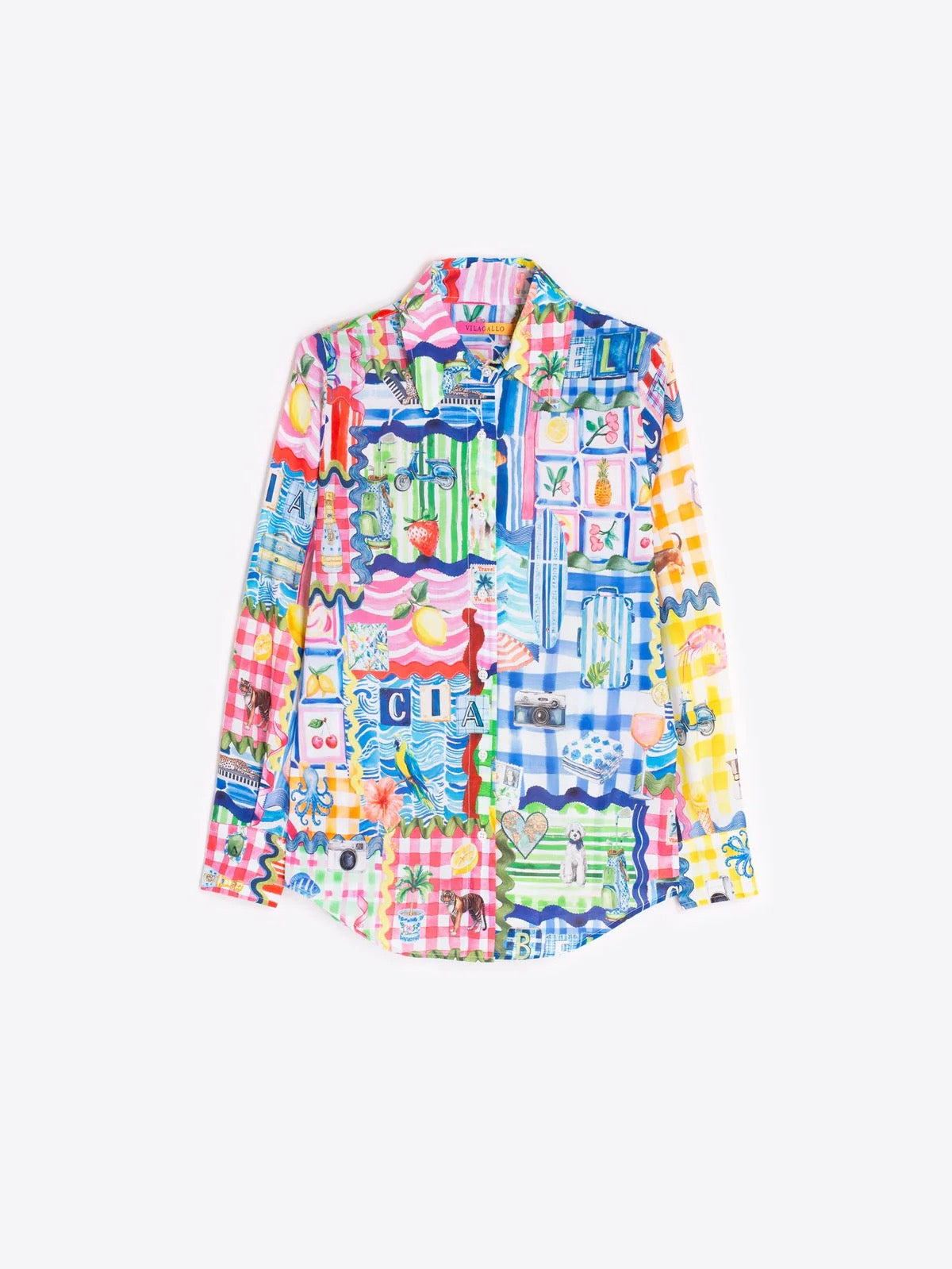 Vilagallo Capri Printed Shirt