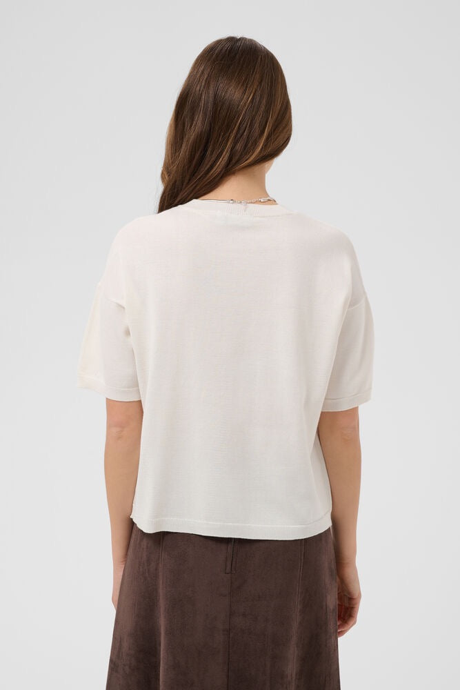Saint Tropez Mila Short Sleeve Pullover - Ice White