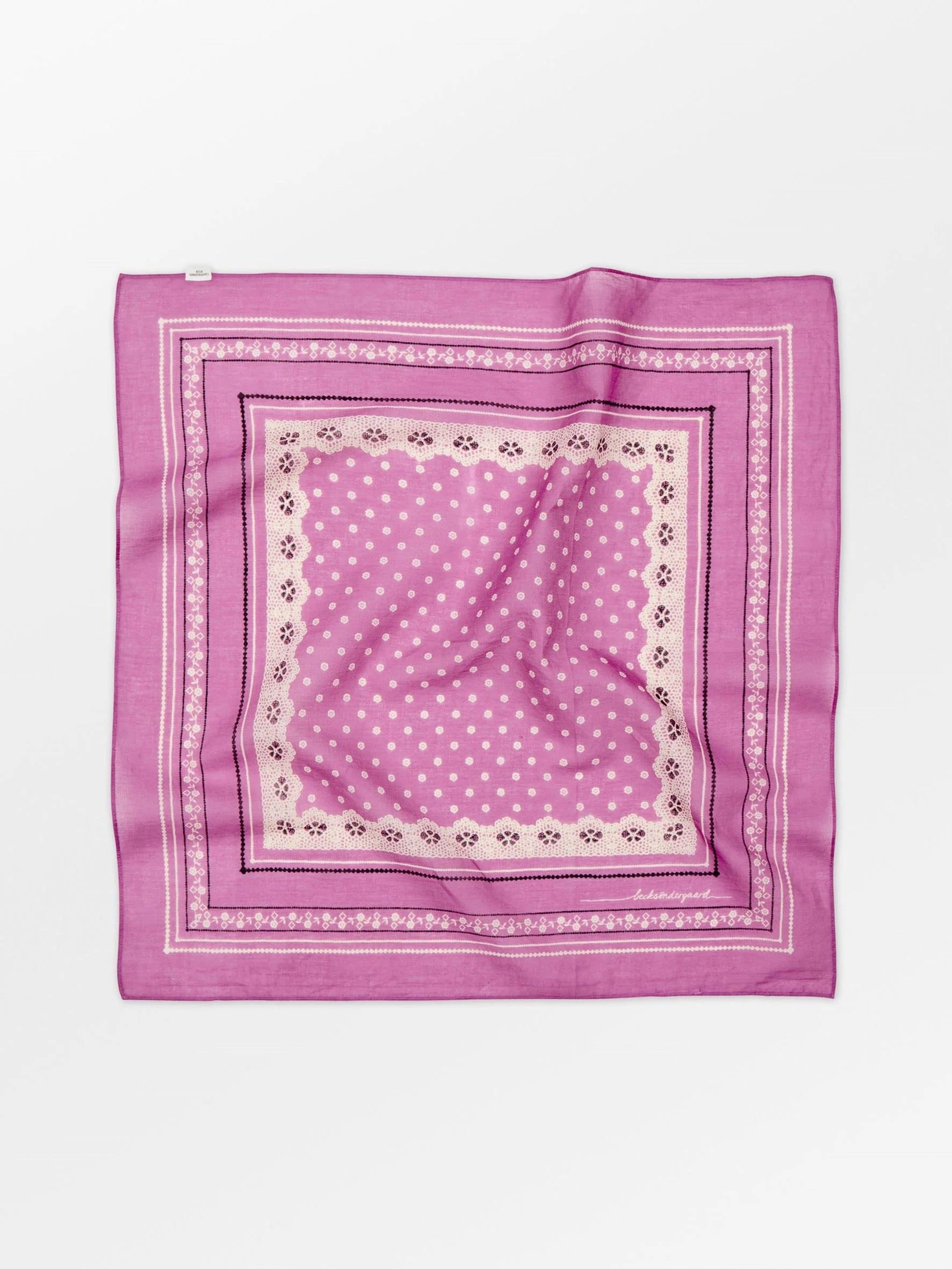 Becksondergaard Lacia Cotta Scarf - Meadow Mauve Pink