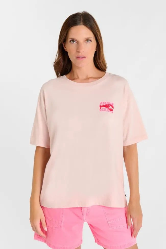 Le Temps Des Cerises Lobster T-shirt - Lotus